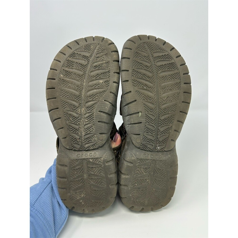 Crocs Swiftwater Mens Sandals Realtree Max-5 Camo Hook & Loop Outdoor Size 11 - Picture 8 of 11